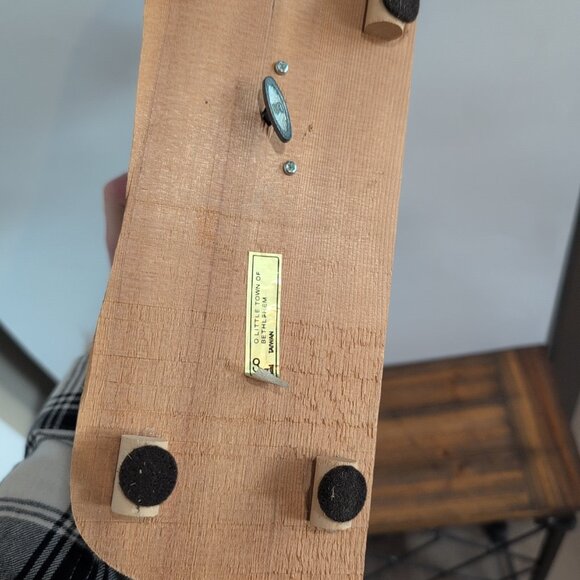 VTG Enesco Musical Wooden Music Box Nativity "O Little Town Of Bethlehem" Taiwan - Picture 7 of 7